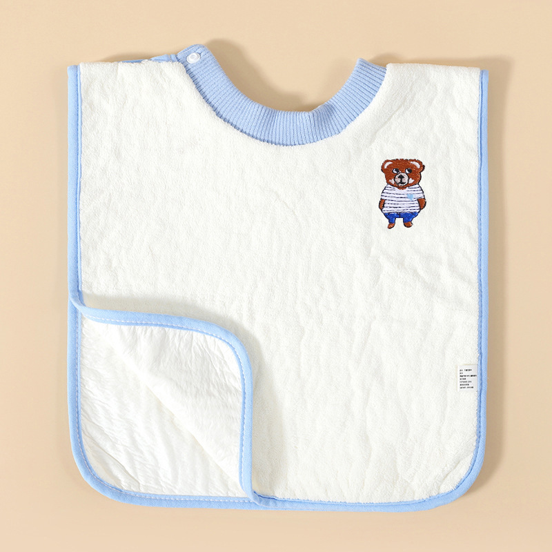 Lingettes de toilette bleues avec doublure imperméable