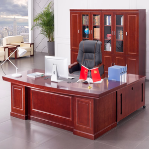 中国定制超大存储功能隔断坚固稳定红棕色文件柜 - Product Image 3