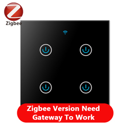 Zigbee Black 4Gang