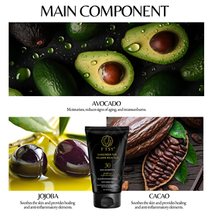 Черная кожа UVA UVB защита Солнцезащитный крем лосьон крем масло ши солнцезащитный крем SPF30 - Product Image 2