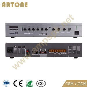 Professional PMS-3180 180w 3 Zone Mixer Amplifier With MP3/<strong>USB</strong>/SD/FM Tuner/Wireless BT5.0 Amplifier - Product Image 4