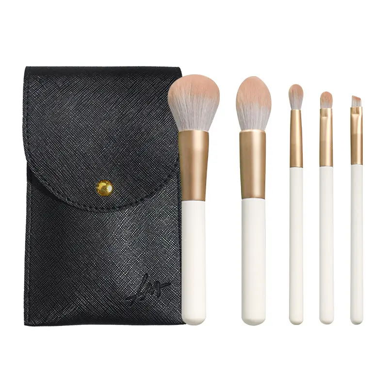 2024 Mauri New Pinceaux Maquillage Portable 5 Pcs Soft Hair Makeup Brush Set Eyeshadow Brush Beauty Tool