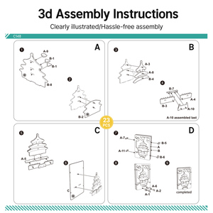 Winent批发OEM定制埃菲尔铁塔建筑纪念品拼图3d拼图模型定制 - Product Image 6