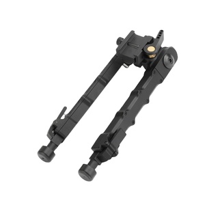 Hunting Accessories Tactical V9 Metal Tripod with QD 20mm <strong>Mount</strong> <strong>Bipod</strong> Adapter Adjustable Length Black Color - Product Image 2