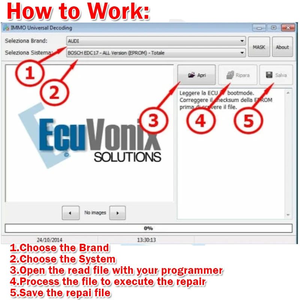IMMO Universal Decoding 4.5 Software entfernen für EDC15C7 EDC17 IMMO Code der ECU Reparatur EEPROM Wegfahr sperre IMMO aus Programmierer