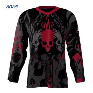 Toptan moda nefes hokey forması özel süblimasyon