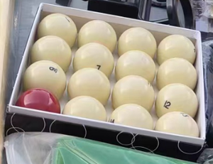 Đá cẩm thạch đá bảng Nga 12ft/10ft rắn gỗ Snooker bảng - Product Image 4