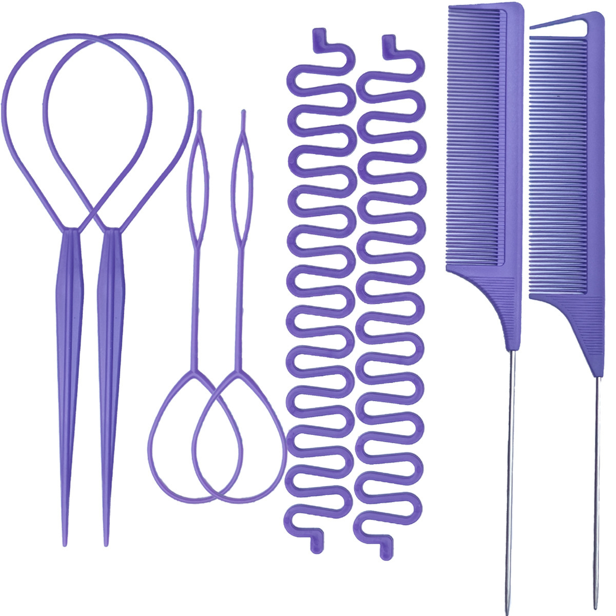 Ensemble de 8 pièces violet