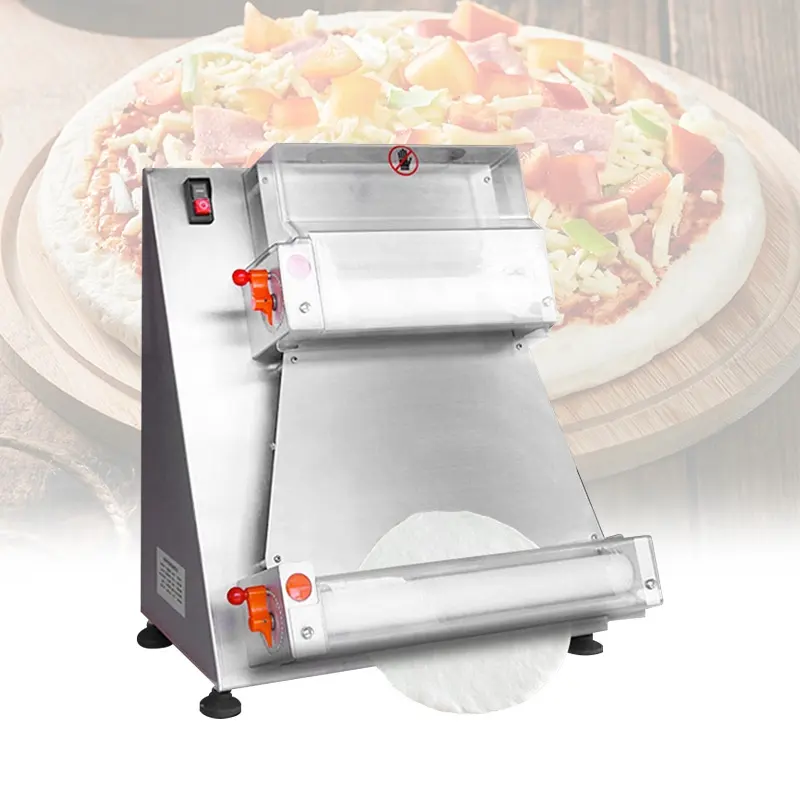 Commerciële Automatische Industriële Maker Maken Druk Korst Brood Deeg Roller Sheeter Pizza Making Machine Voor Italiaanse Prijs