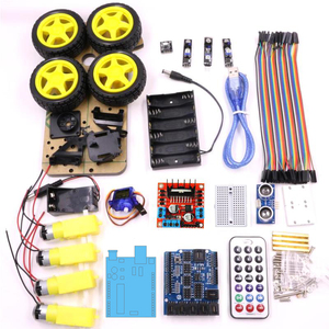 Smart Mecanum Wheels Chassis Robot Car Kit Upgrade für R3 DIY Electronics Project Selbst bauen programmier bare Raspberry Pi PCB - Product Image 6