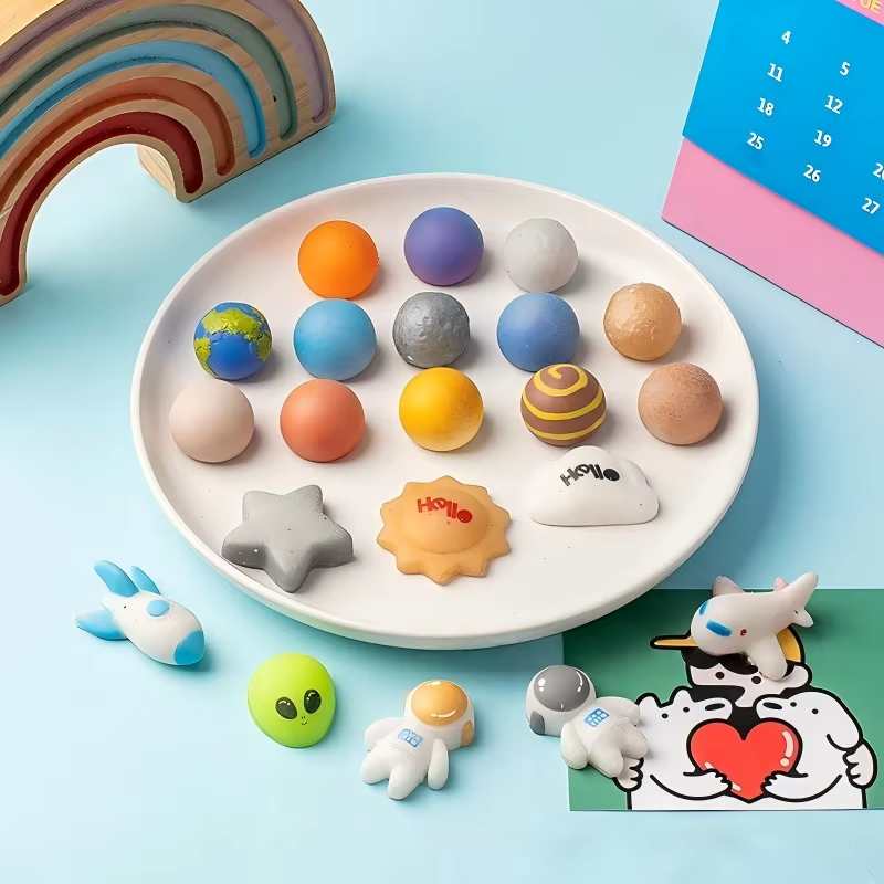 Space-themed Squeezable Toys