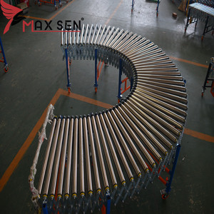 Gran oferta Maxsen, camión contenedor flexible motorizado fácilmente extensible y cerrable, transportador de rodillos de carga de descarga