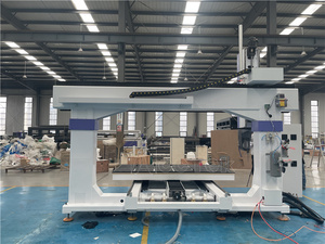 Mesa móvil de alta precisión CNC plástico punzonadora y cortadora CNC Router 5 ejes para espuma de aluminio - Product Image 3