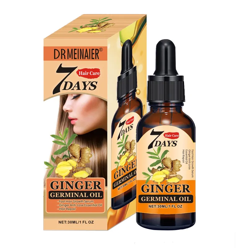 OEM Organic Natural Ginger Haarpflege Öl verlust Behandlung 7 Tage Wachstum Nähren Marokko Argan Haaröl