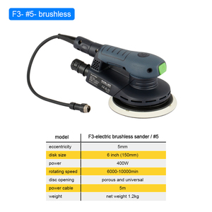 6 Inch Efficient Orbit <strong>Sanders</strong> Electric Power Random Orbital <strong>Sander</strong> Eccentric <strong>Sander</strong> - Product Image 3