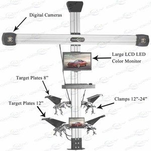 3D车轮定位仪汽车手动汽车定位机价格与CE - Product Image 1