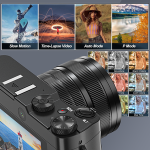 卸売2025最新4K HDプロフェッショナルデジタルカメラ子供のための8倍光学ズーム64メガピクセルCMOSセンサー要素 - Product Image 4
