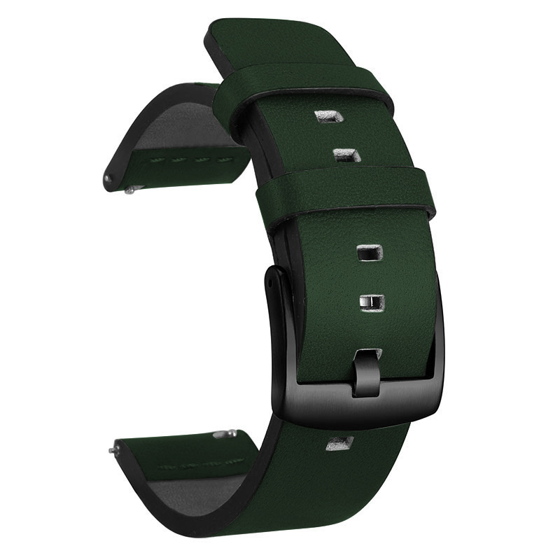 dark green with black buckle