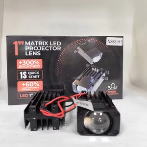 มินิ1นิ้ว LED โปรเจคเตอร์เลนส์สูง/ต่ำแสงเมทริกซ์สำหรับรถยนต์/รถจักรยานยนต์3000K/6000K สภาพสีใหม่ - Product Image 1