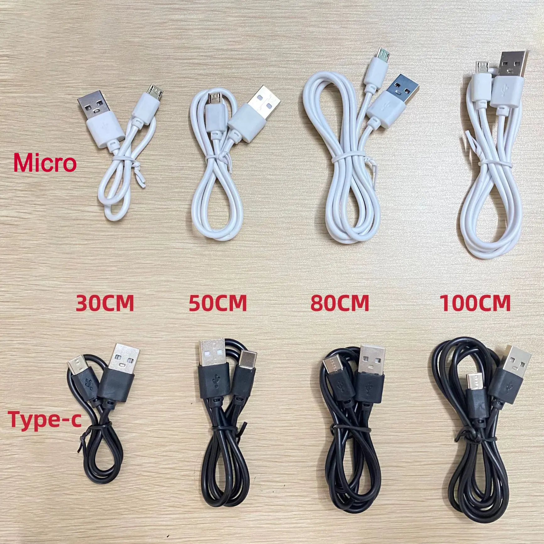 Cavo Micro USB tipo-C per caricatore piccolo ventilatore auricolare Bluetooth umidificatore 2A cavo USB da A tipo C cavo