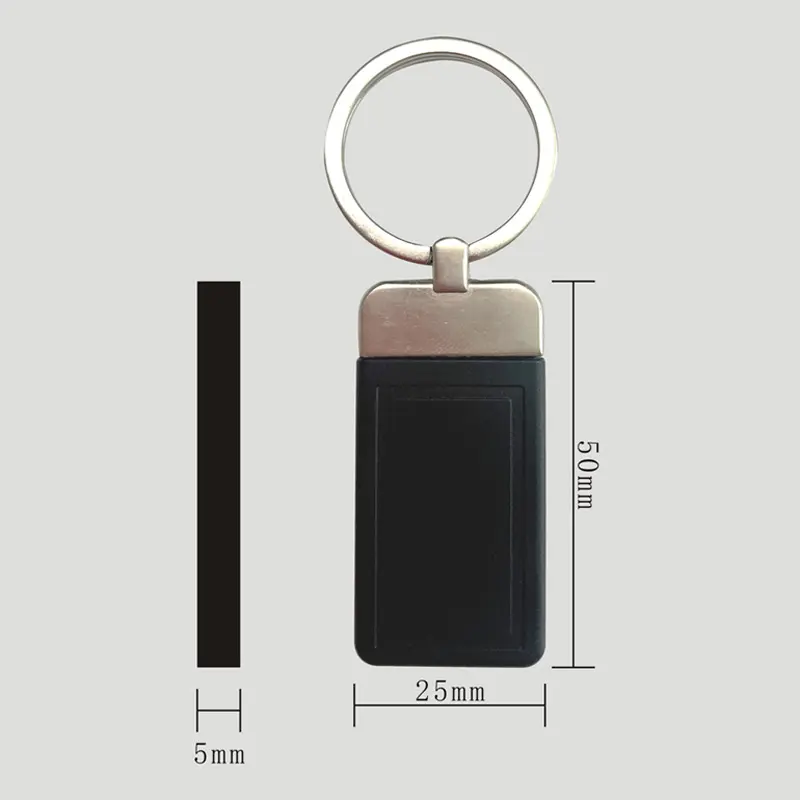 Keyfob Rfid Tag Digital kartu kontrol akses Keyfob Hitag Mifare Desfire 125K 13.56mhz Rfid keyfob NFC Rfid Chip gantungan kunci FOB