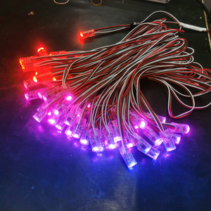WS2801 IC akıllı 12mm DC RGB tam renkli DMX LED piksel ışık dize Topsung - Product Image 3