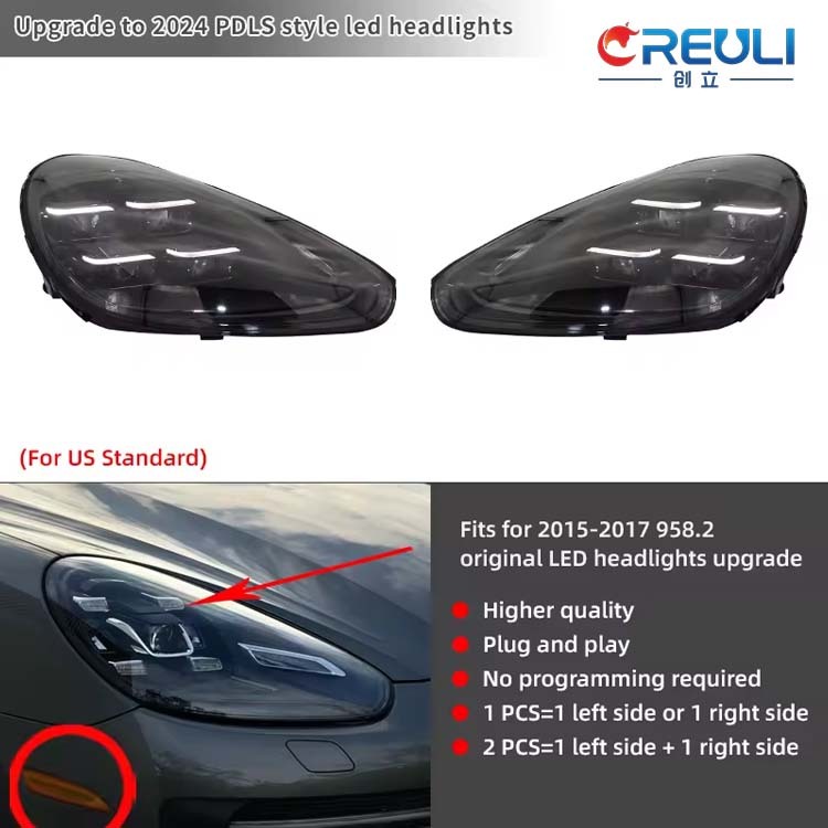 Pour mise à niveau des phares LED 958.2 (norme américaine)