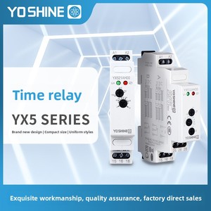Yx522A/B/C/<strong>D</strong>/E Digital Time Delay Relays Multi-Time Period Rail Type Relay Replacement for AH3 - Product Image 2