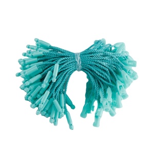 1000 Pieces Per Pack 8cm Mint Green Lock Bullet Head Clothing Rope Garment Hang <strong>Tag</strong> <strong>String</strong> - Product Image 1