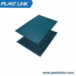 POM PP Plastic Bottles Glass Transportation PL 1000 Flat Top Conveyor Modular Belt with <strong>Positrack</strong> for Storage Bottle Machine - Product Image 6