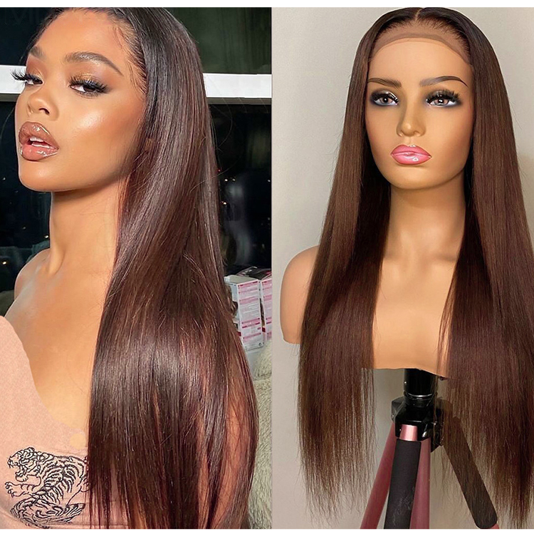 Brown wig