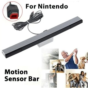 Wired Infrared Sensor Bar for Wiis Wired Receivers IR Signal Ray <strong>USB</strong> Plug Replacement for Nintend Remote