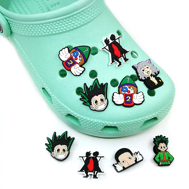 Vente en gros d'anime hunter PVC populaire Raiders Décorations de chaussures pour sabot HYBkj Charm de chaussures Via DHL/fedex