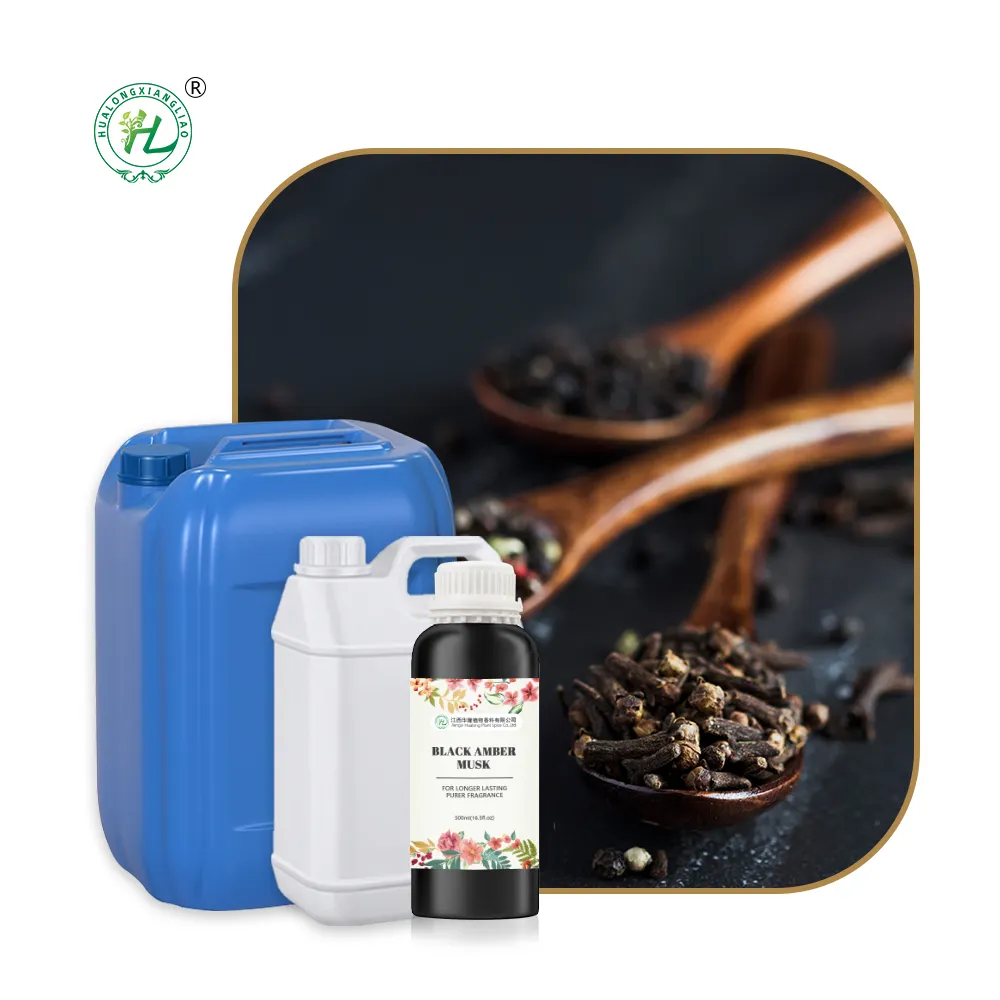 개인 라벨 향수 오리지널 액상 벌크 업자, 1kg 향수용 블랙 앰버 & 이집트 사향 향 에센셜 오일 향기