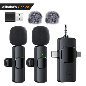 Chuyên nghiệp ve áo đa hướng 3 trong 1 USB-C giảm tiếng ồn mini không dây <span class=keywords><strong>Lavalier</strong></span> Micro <span class=keywords><strong>lavalier</strong></span> không dây Para - Product Image 1
