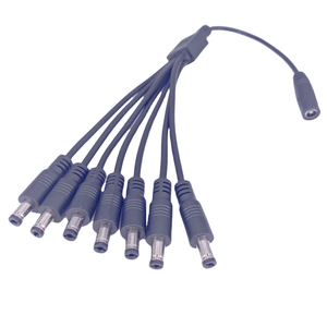 Led kablo DC Splitter 5.5X2.1mm 1 X kadın 2 4 5 6 8 X erkek çok fonksiyonlu bağlantı kablosu - Product Image 1