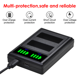 DMW-BLG10 BLG10 BLG10PP BLG10E BLE9 BLE9E LED USB 2พอร์ตที่ชาร์จสำหรับ PANA Sonic LUMIX DMC GF6 GX7 GF3กล้อง GF5 - Product Image 6