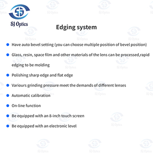 Optik Lens kesme desensiz SJG-800A Edger makinesi için SJ optik oto Lens + oto Lens Edger - Product Image 5