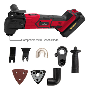 Hot Sale 18V 20V Li-ion Battery Powered Handheld <strong>Variable</strong> <strong>Speed</strong> Cordless <strong>Multi</strong> Function Cutter <strong>Oscillating</strong> <strong>Tool</strong> Kit With Blades - Product Image 6