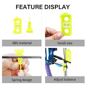 SPG Archery Compound Bow <strong>String</strong> Tuning Level Combination Set Plastic <strong>D</strong> <strong>Loop</strong> Rope Carbon Arrow Rest Adjustable Accessories - Product Image 2