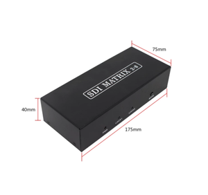 SDIマトリックス2x8SDIスプリッタースイッチ2 in 8 outコンバーター3G/HD/SD-SDIカメラCCTVビデオ用のSDIスイッチ1x4をサポート - Product Image 4