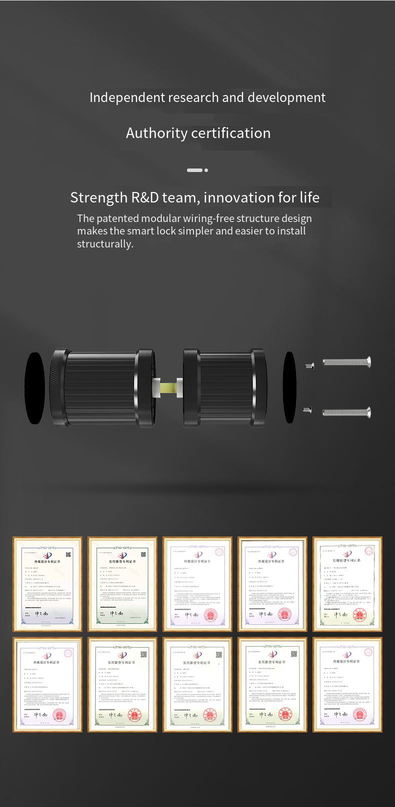 door lock guangdong*hyh hardware adobe master collection electronics locks ttlock finger print door lock