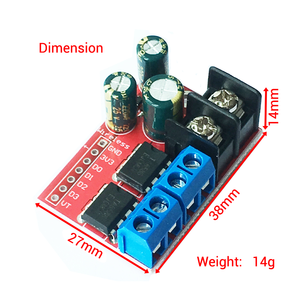 WUZHI ZK-5AD 5A Dual <strong>DC</strong> <strong>Motor</strong> Drive Module With Remote <strong>Control</strong> for Forward and Reverse <strong>PWM</strong> <strong>Speed</strong> Regulation Remote <strong>Control</strong>
