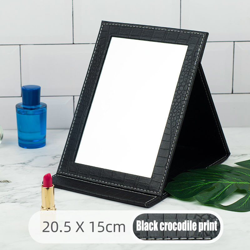 black crocodile print