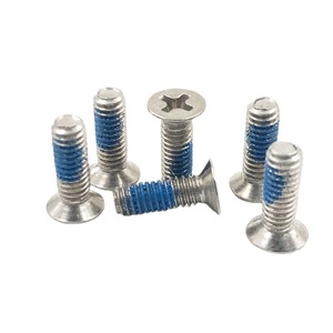 M2 M2.5 M3 Acero al carbono Cruz empotrada Anti-Loose Nylok Lock Mini tornillo para ensamblaje de computadora portátil - Product Image 4