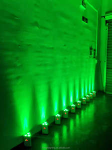 DJ DMX มินิไร้สาย LED Par Light 3x18W RGBWA UV 6in1 อัพไลท์พร้อมไฟเวทีแบตเตอรี่ขนาดเล็ก - Product Image 4