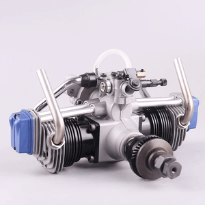 ASP FT160AR Dual Cylinder Methanol <strong>Engine</strong> Four Stroke <strong>20CC</strong> Model Oil Powered Fixed Wing Remote Controlled Aircraft Helicopter - Product Image 2