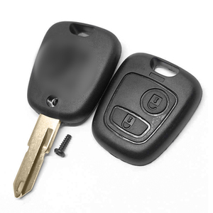 2 Buttons <strong>Remote</strong> Key Shell for P-eugeot 206 <strong>207</strong> 306 307 Car Key Shell Fob Key Case - Product Image 3