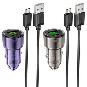 24w车载充电器快速充电双Usb插头适配器C型移动70w电话4端口多Q rlwtrivoletoth电脑 - Product Image 2