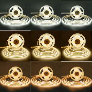 Esann nhà sản xuất mật độ cao 10 wát/mét 3000K 4000K 6000K 320LED/480LED/528LED COB <span class=keywords><strong>LED</strong></span> Strip 12V 8mm COB <span class=keywords><strong>LED</strong></span> Strip Lights - Product Image 1